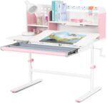 Why We Love the COSVALVE Pink Kids Desk: Adjustable, Stylish, and Sturdy