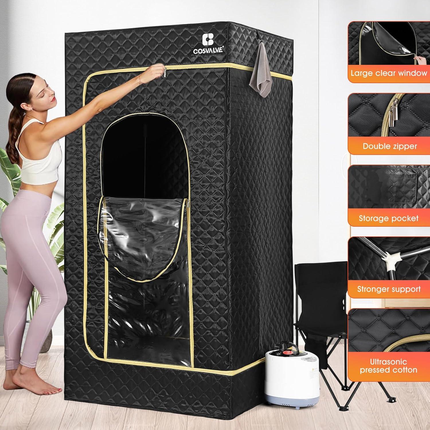 Our Honest Take on the COSVALVE portable steam Sauna Box