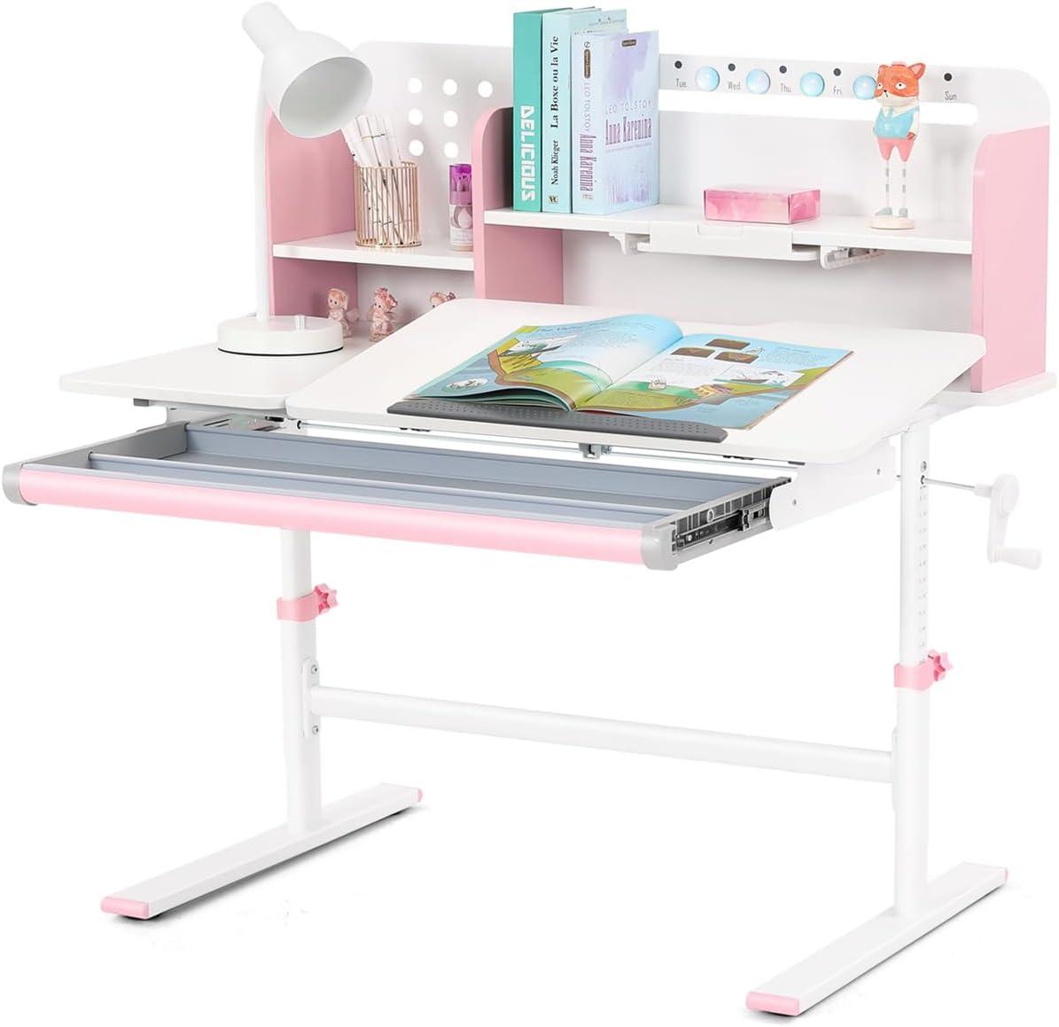 Why We Love the⁢ COSVALVE Pink kids Desk: Adjustable, Stylish, and Sturdy
