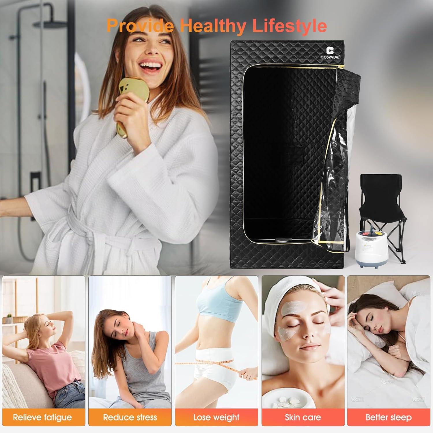 Our Honest Take on the COSVALVE Portable Steam Sauna Box