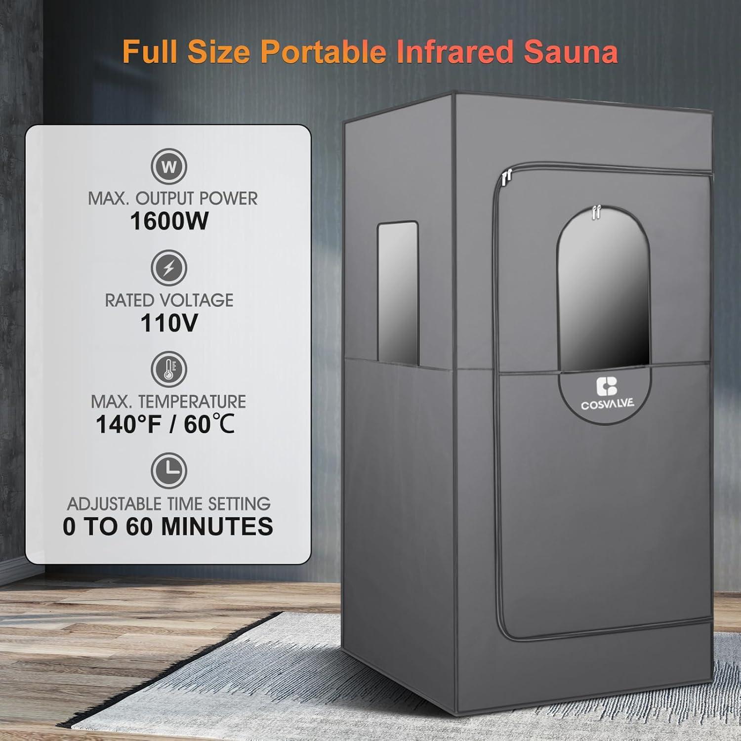 Our Honest Take on the COSVALVE Portable Infrared Sauna Experience