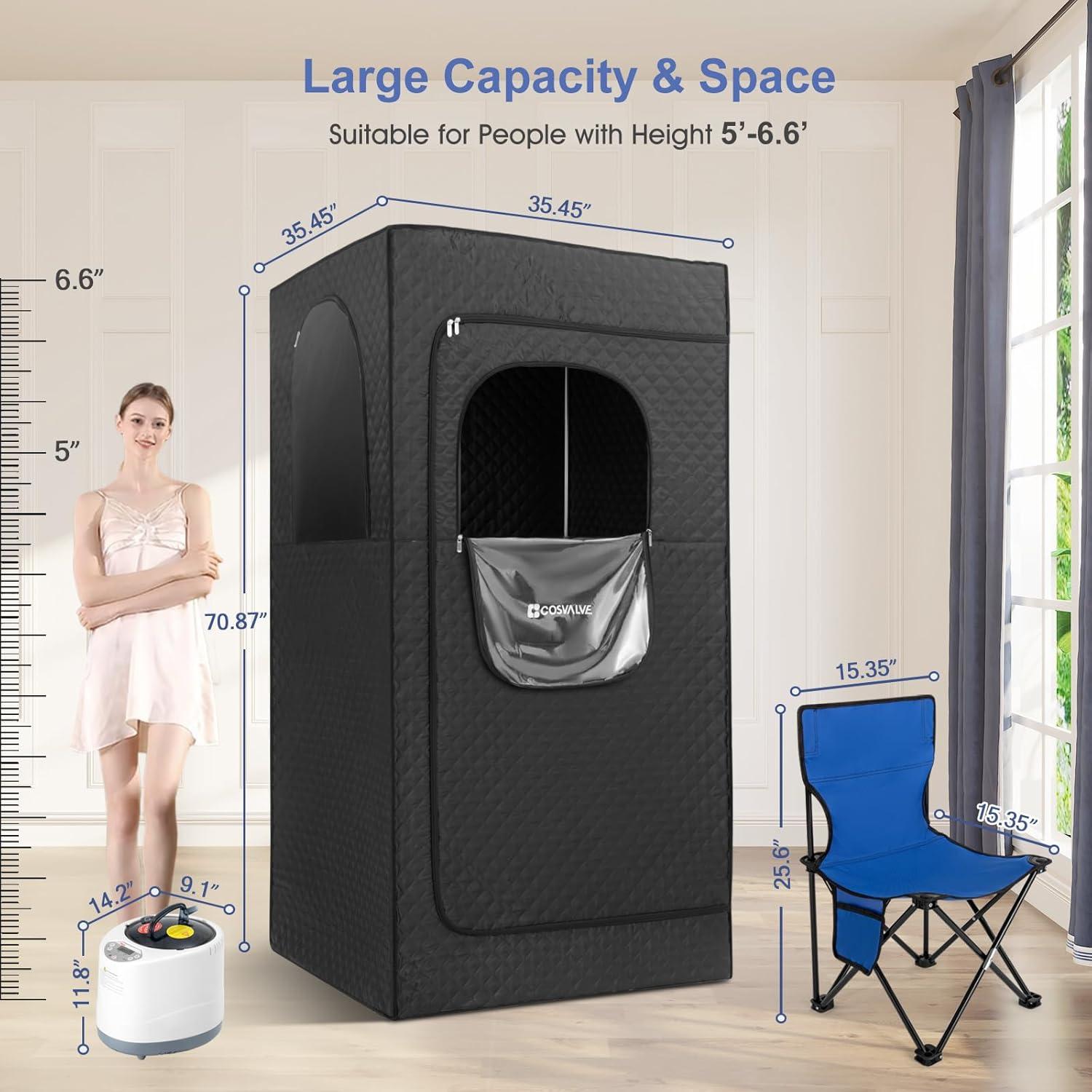 Our Honest Take on the COSVALVE Portable Steam Sauna Experience